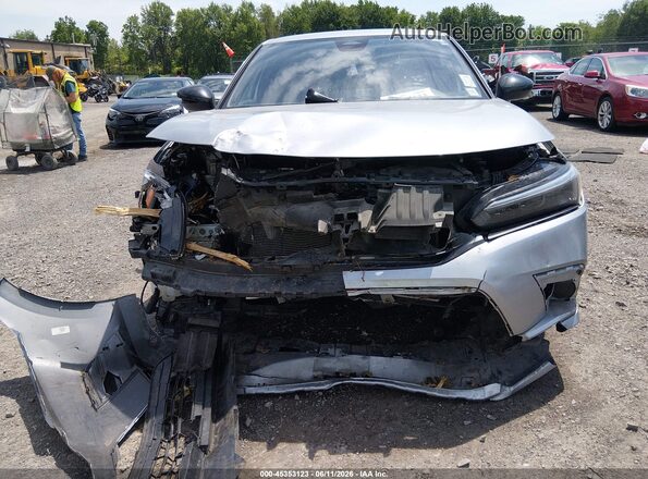 2HGFE2F54NH606111 2022 HONDA CIVIC Silver ხელსაწყოთა პანელის ხედი