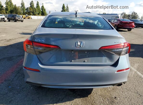 2HGFE2F54NH607906 2022 HONDA CIVIC Gray Հետևի տեսք