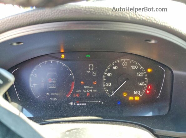 2HGFE2F54NH607906 2022 HONDA CIVIC Gray Սարքավորումների վահանակի տեսք