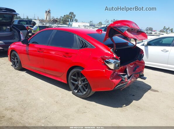 2HGFE2F54PH509641 2023 HONDA CIVIC Red უკანა მარცხენა