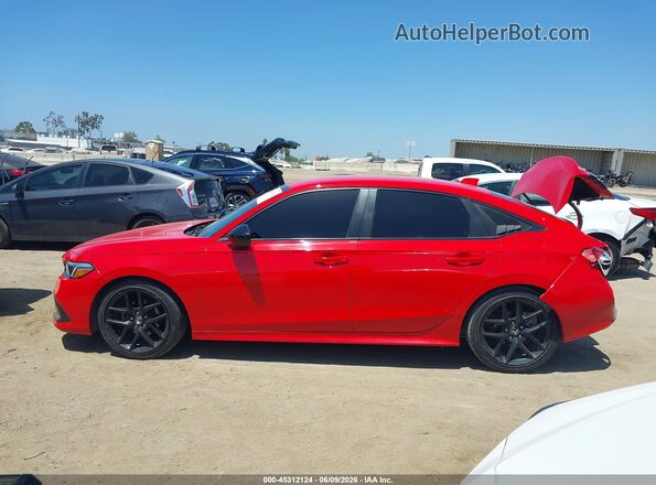 2HGFE2F54PH509641 2023 HONDA CIVIC Red სალონის 360-გრადუსიანი ხედი
