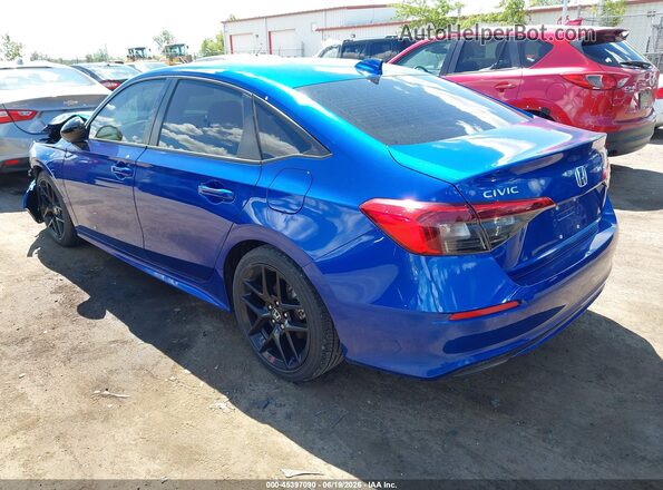 2HGFE2F54PH513334 2023 HONDA CIVIC Blue უკანა მარცხენა
