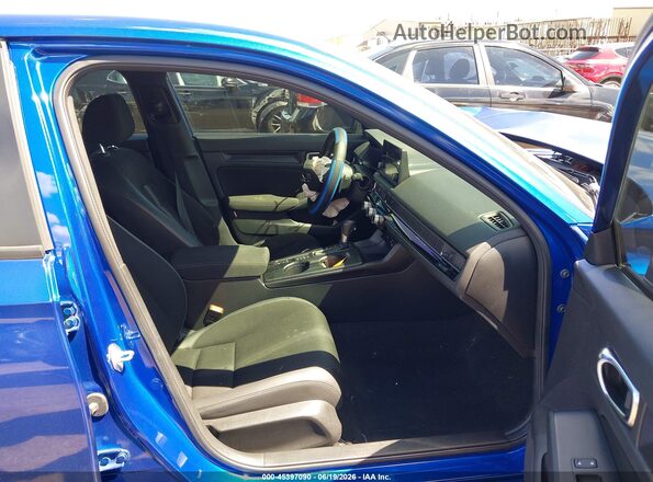 2HGFE2F54PH513334 2023 HONDA CIVIC Blue წინა სალონის ხედი