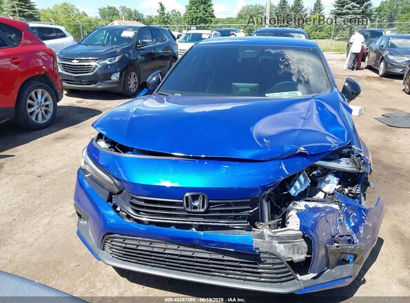 2HGFE2F54PH513334 2023 HONDA CIVIC Blue ხელსაწყოთა პანელის ხედი