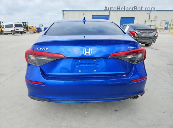 2HGFE2F54PH516623 2023 HONDA CIVIC Синий Вид сзади