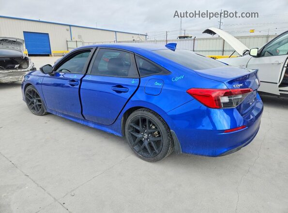 2HGFE2F54PH516623 2023 HONDA CIVIC Синий Задняя левая четверть