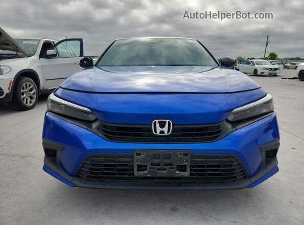 2HGFE2F54PH516623 2023 HONDA CIVIC Синий Вид спереди