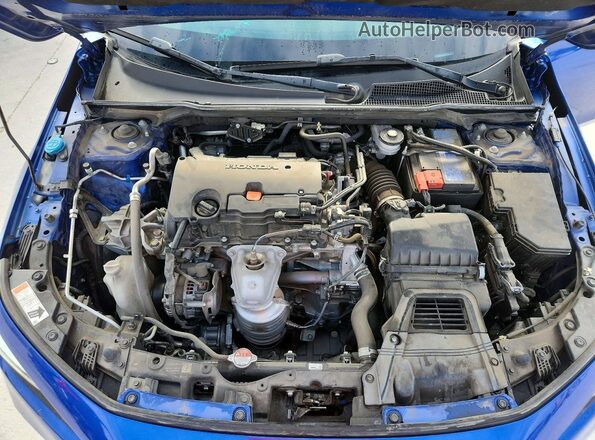 2HGFE2F54PH516623 2023 HONDA CIVIC Синий Вид задней части салона
