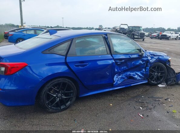 2HGFE2F54PH522809 2023 HONDA CIVIC Blue უკანა სალონის ხედი