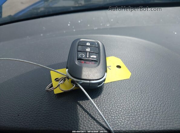 2HGFE2F54PH522809 2023 HONDA CIVIC Blue წინა პანელის ხედი