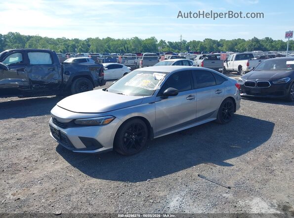 2HGFE2F54PH523362 2023 HONDA CIVIC Silver Vista tres cuartos delantera izquierda