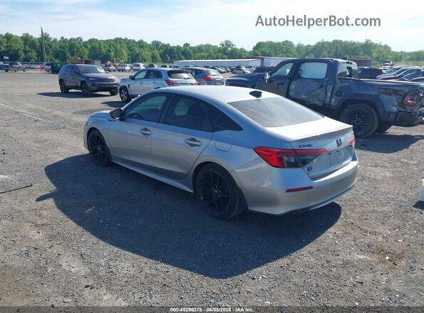 2HGFE2F54PH523362 2023 HONDA CIVIC Silver Trasero izquierdo