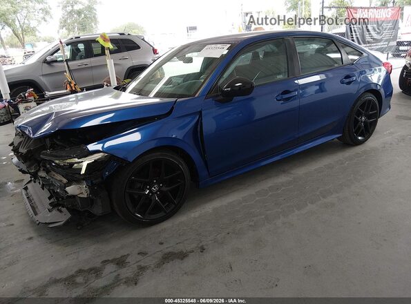 2HGFE2F54PH526231 2023 HONDA CIVIC Blue Front left