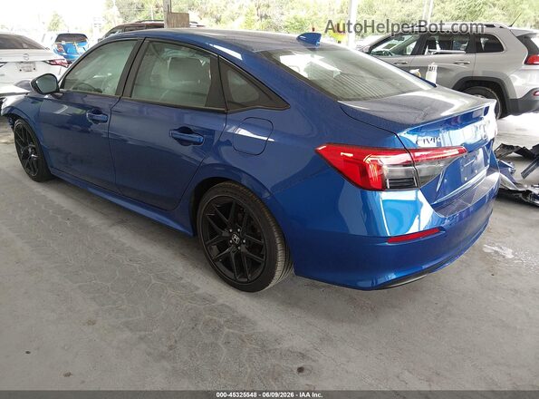 2HGFE2F54PH526231 2023 HONDA CIVIC Blue Rear left