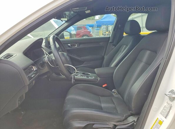 2HGFE2F54PH526553 2023 HONDA CIVIC White Widok wnętrza z przodu