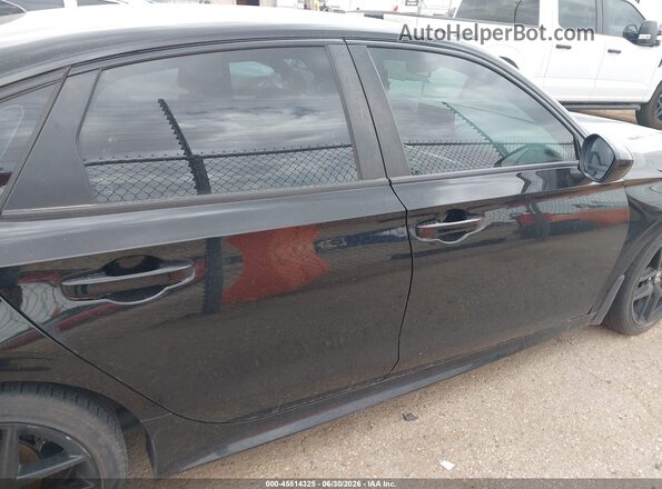 2HGFE2F54PH530134 2023 HONDA CIVIC Black Widok wnętrza z tyłu