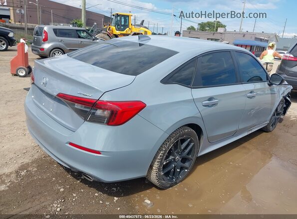 2HGFE2F54PH532515 2023 HONDA CIVIC Blue Rear right