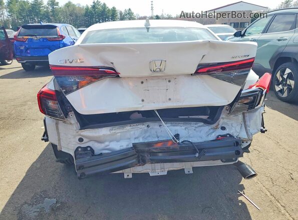 2HGFE2F54PH533647 2023 HONDA CIVIC White Widok z tyłu