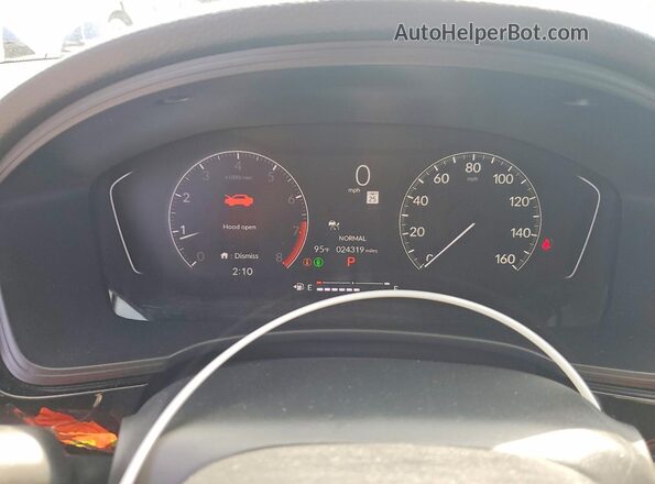 2HGFE2F54PH533647 2023 HONDA CIVIC White Widok zestawu wskaźników