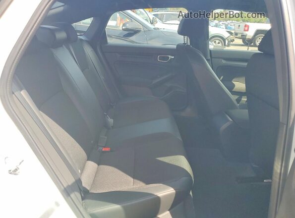 2HGFE2F54PH533647 2023 HONDA CIVIC White Widok tylnych siedzeń