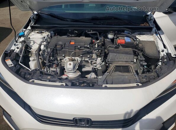 2HGFE2F54PH533647 2023 HONDA CIVIC White Widok wnętrza z tyłu