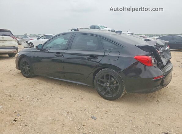 2HGFE2F54PH533888 2023 HONDA CIVIC Black Հետևի ձախ