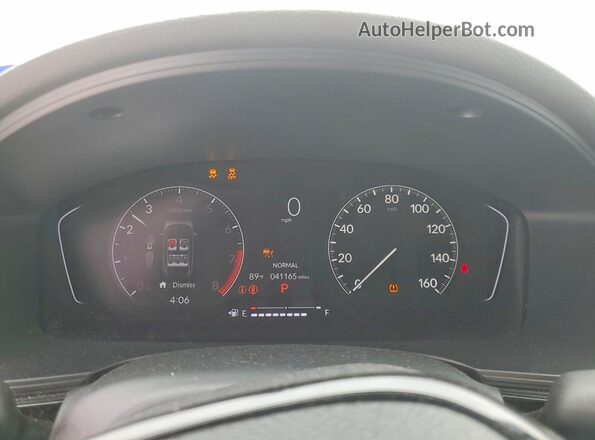 2HGFE2F54PH533888 2023 HONDA CIVIC Black Սարքավորումների վահանակի տեսք