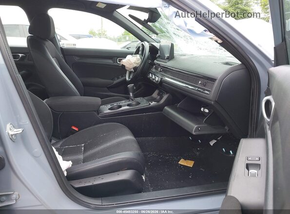 2HGFE2F54PH535270 2023 HONDA CIVIC Gray Widok wnętrza z przodu