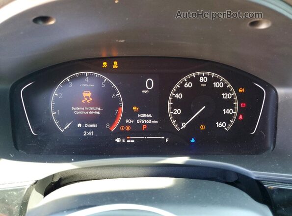 2HGFE2F54PH556412 2023 HONDA CIVIC Черный Вид щитка приборов