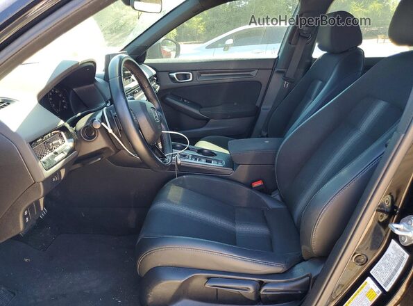 2HGFE2F54PH556412 2023 HONDA CIVIC Черный Вид салона спереди