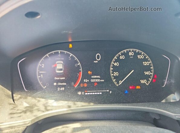 2HGFE2F54PH559682 2023 HONDA CIVIC White Սարքավորումների վահանակի տեսք