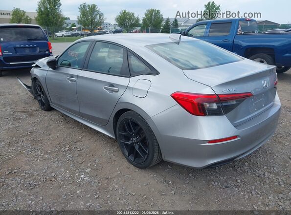 2HGFE2F54RH504622 2024 HONDA CIVIC Silver Tył lewy