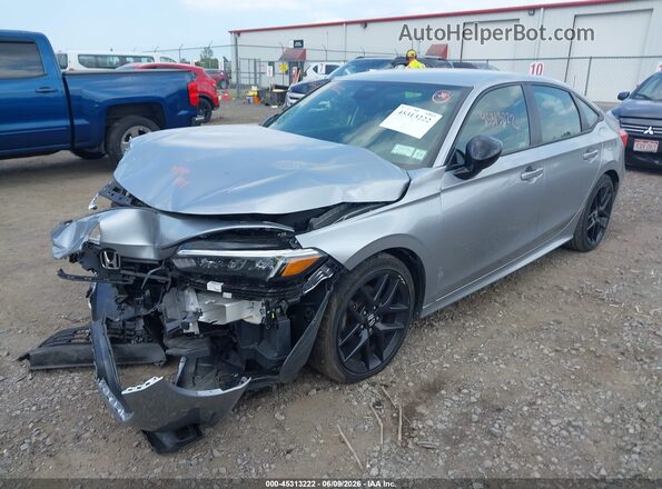 2HGFE2F54RH504622 2024 HONDA CIVIC Silver Przód lewy