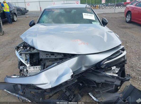 2HGFE2F54RH504622 2024 HONDA CIVIC Silver Widok zestawu wskaźników