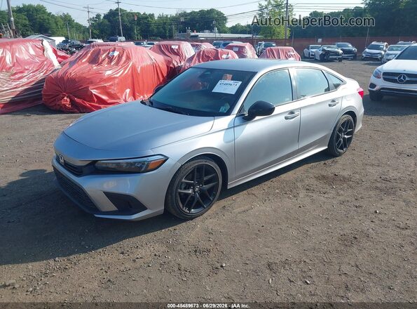 2HGFE2F54RH505222 2024 HONDA CIVIC Silver Vista tres cuartos delantera izquierda