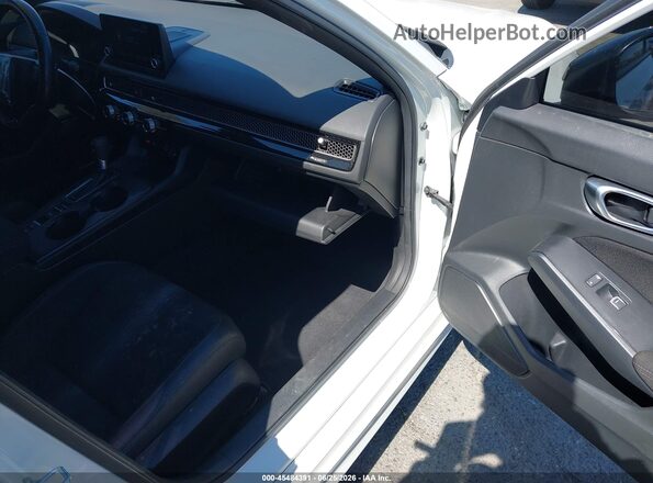 2HGFE2F54RH529309 2024 HONDA CIVIC White Widok wnętrza z przodu