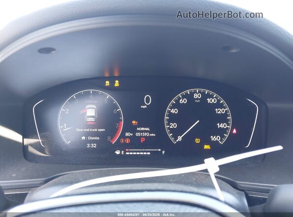 2HGFE2F54RH529309 2024 HONDA CIVIC White Widok tylnych siedzeń