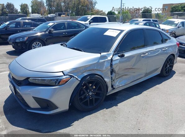 2HGFE2F54RH544165 2024 HONDA CIVIC Silver Front left