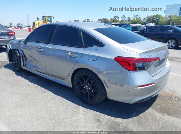 2HGFE2F54RH544165 2024 HONDA CIVIC Silver Rear left