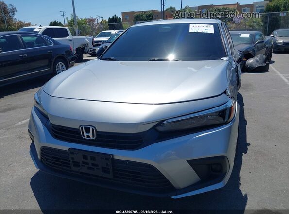 2HGFE2F54RH544165 2024 HONDA CIVIC Silver Rear interior view