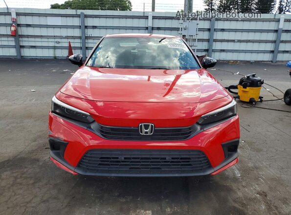 2HGFE2F54RH547146 2024 HONDA CIVIC Red Вид спереду