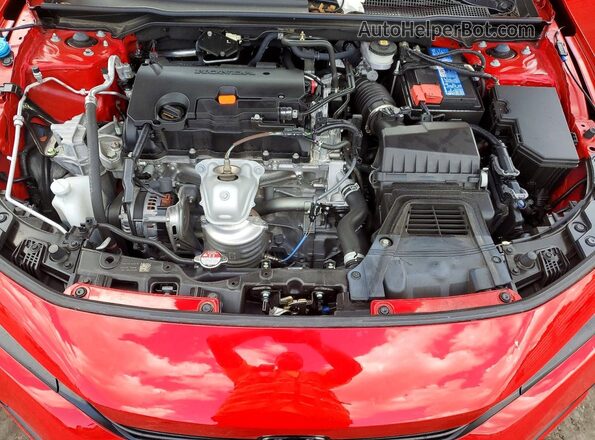 2HGFE2F54RH547146 2024 HONDA CIVIC Red Вид задньої частини салону