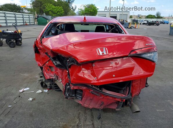 2HGFE2F54RH547146 2024 HONDA CIVIC Red Вид ззаду
