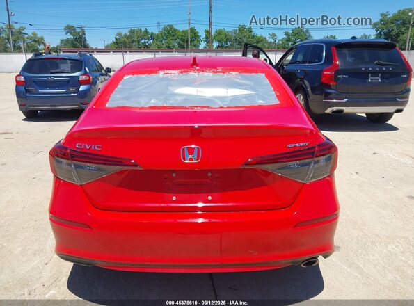 2HGFE2F54RH550855 2024 HONDA CIVIC Red 