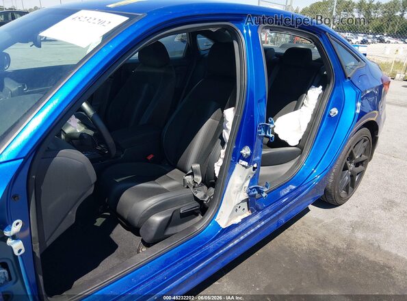 2HGFE2F54RH563847 2024 HONDA CIVIC Blue Widok z przodu