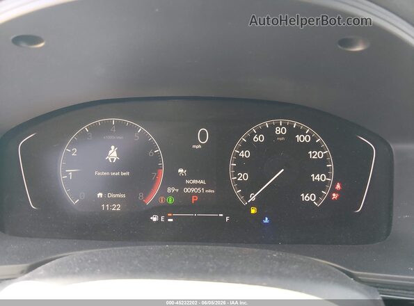 2HGFE2F54RH563847 2024 HONDA CIVIC Blue Widok tylnych siedzeń