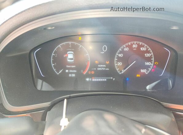 2HGFE2F54RH566313 2024 HONDA CIVIC Gray Սարքավորումների վահանակի տեսք