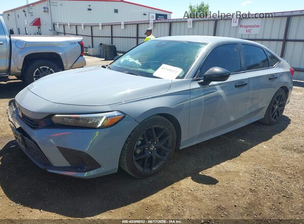2HGFE2F54RH584777 2024 HONDA CIVIC Blue Առջևի ձախ երեք քառորդ տեսարան