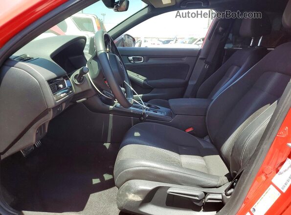 2HGFE2F54SH522222 2025 HONDA CIVIC Красный Вид салона спереди