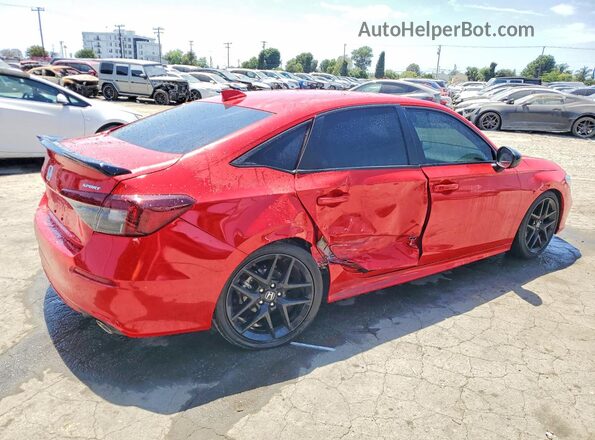 2HGFE2F54SH522222 2025 HONDA CIVIC Красный Задняя правая четверть